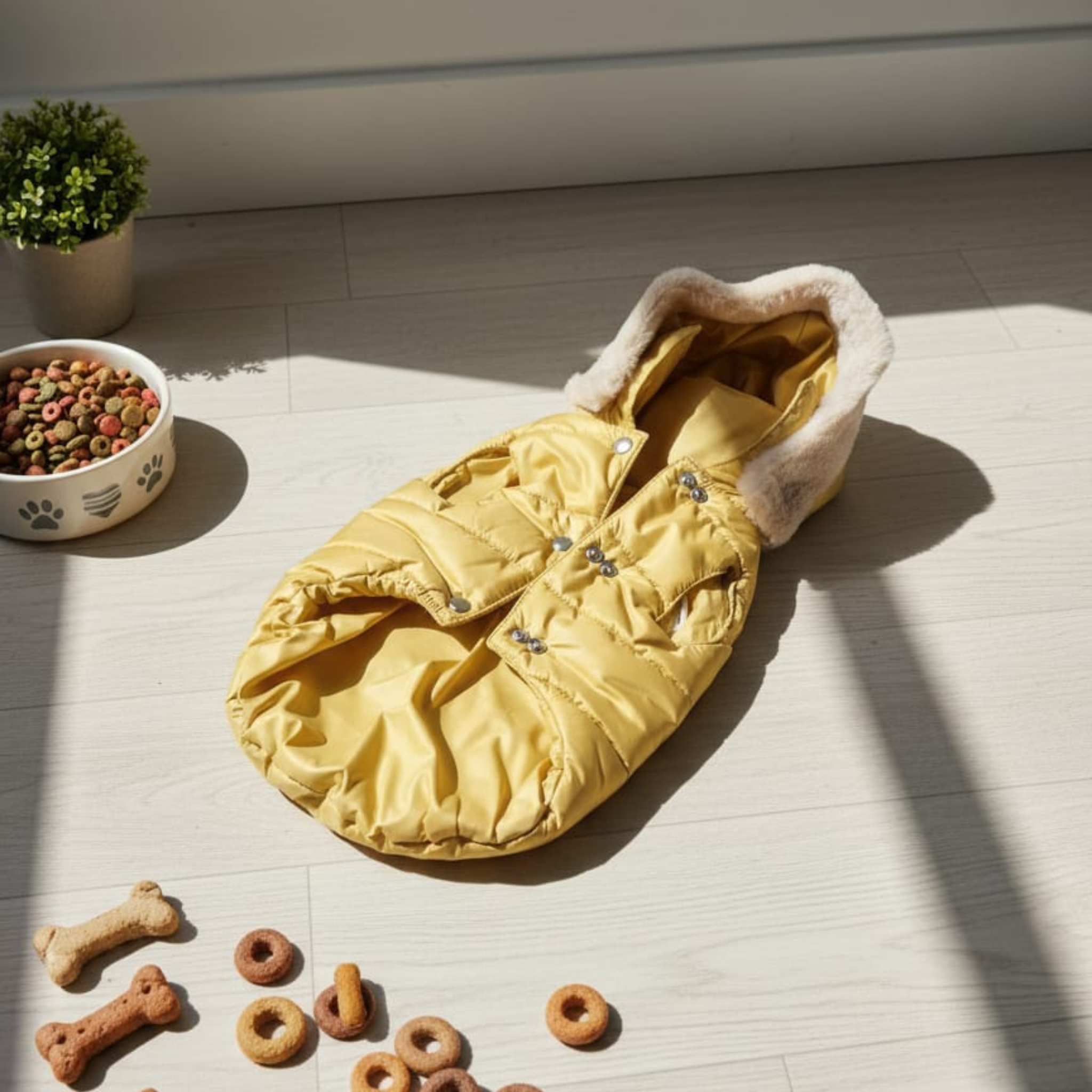 Piumino Invernale Jacket Hoodie per Cani
